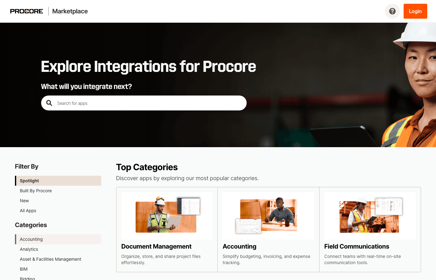 Procore App Marketplace